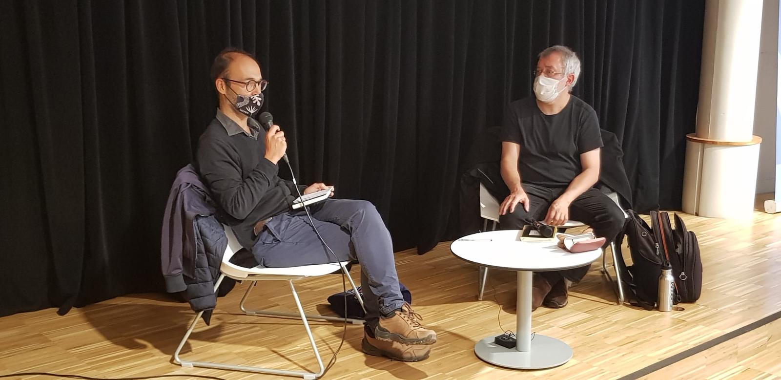  Jorge Riechmann conversa amb Gabi Martínez, dissabte 17, Biblioteca Guinardó - Mercè Rodoreda, Barcelona Poesia 2020
