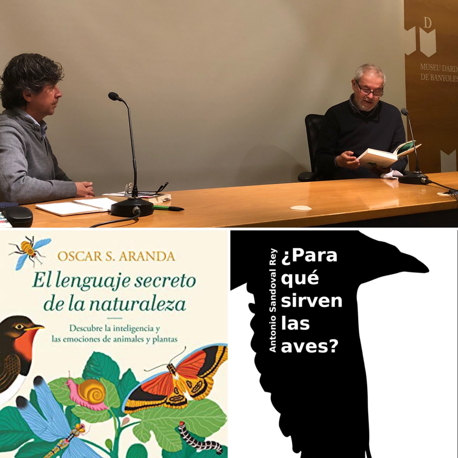 Converses de literatura i natura Antonio Sandoval i Oscar S. Aranda, dissabte 17 al Museu Darder de Banyoles